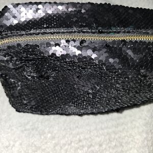 Imoshion Black Sequin Cosmetic Bag